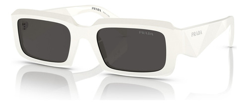 Óculos De Sol Prada White Pr27zs 17k08z 54 Cor Branco Cor da armação Branco Cor da haste Branco Cor da lente Preto