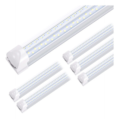 Luz Led Integrado Pie Forma Cuatro Fila Lumen Equivalente