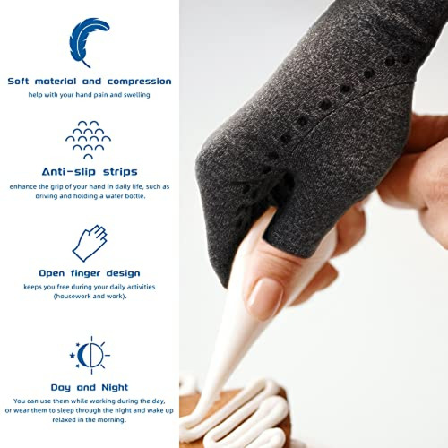 Guantes De Compresión Jiufentian Para Artritis Para Mujeres