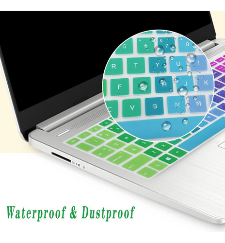 - Cubierta Protectora De Teclado De Silicona Para Hp 15.6