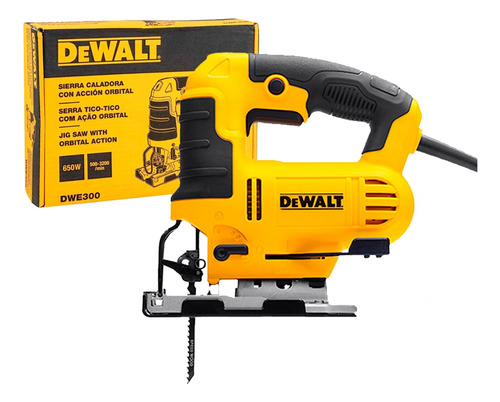 Serra Tico-tico Elétrica Dwe300 Dewalt 650w Profissional