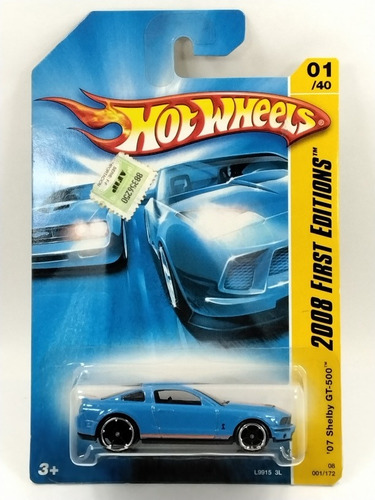 Hot Wheels '07 Shelby Gt-500 Ford Mustang Año 2008 F.e  C28