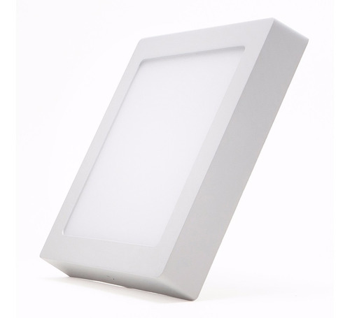 Panel Plafon Led Aplicar 12w Cuadrado Neutro 4500k Macroled