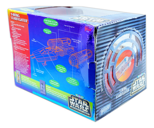 Star Wars Micro Machines Action Fleet Y Wing Starfighter Red