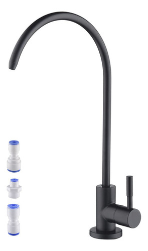 Grifo Purificador De Agua Potable Negro Mate, Grifo De