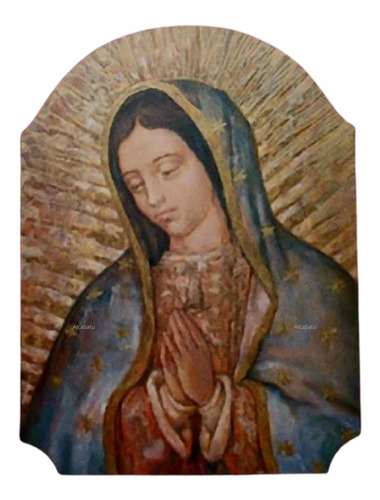 Cuadro Virgen De Guadalupe De Medio Cuerpo 30x40cm (italy)