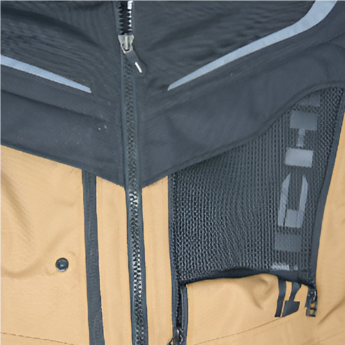 Campera Moto Richa Infinity 2 Adventure Protecciones D3o® Camel/black Geométrica L