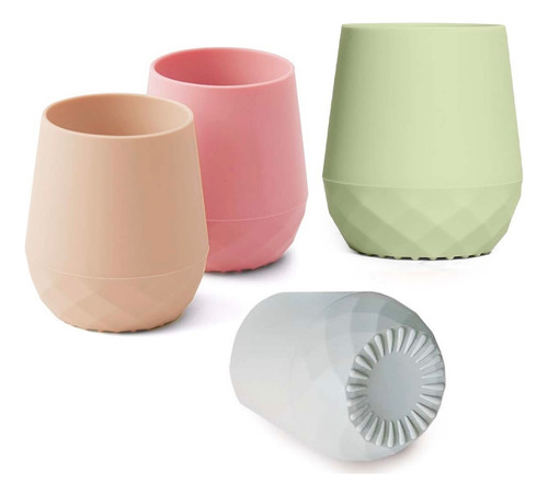 Vaso Silicona Bebe Verde Cup