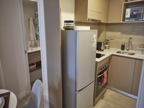 Departamento En Venta De 1 Dorm. En Santiago