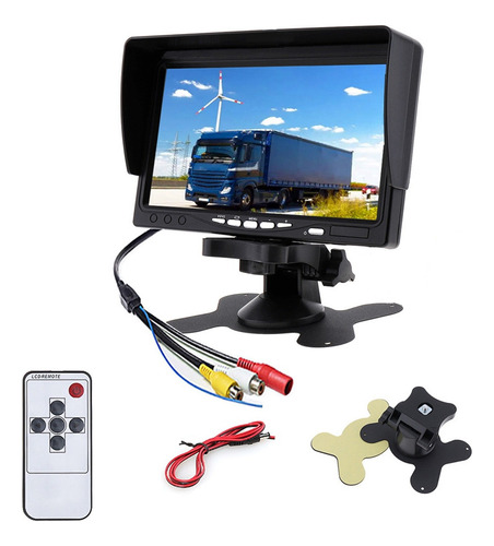 12v-24v 7 Pulgadas Tft Lcd Color Hd Monitor Para Coche Camió