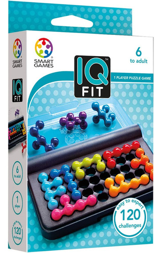 Smartgames Iq Fit: Un Divertido Juego De Viajes En 3d Par...