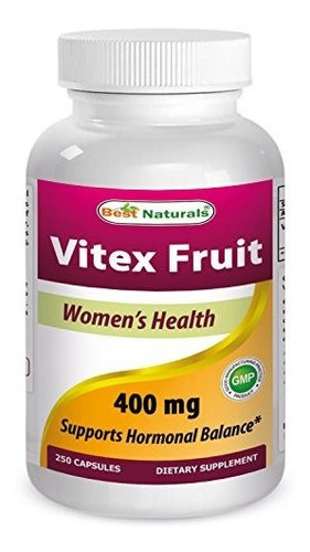 Vitex Sauzgatillo 400 Mgbest Naturals- 250 Cápsulas