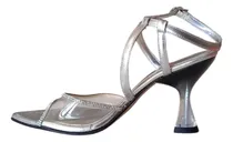 Comprar Sandalia Mujer Cuero Platino Strass Saverio Di Ricci Jena.