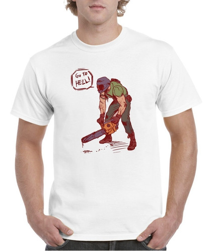 Camisa De Hombre Pc Game Doom Doomguy