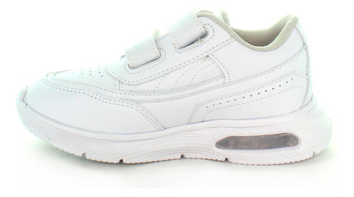 Tenis Escolar Audaz De Piel Con Velcro