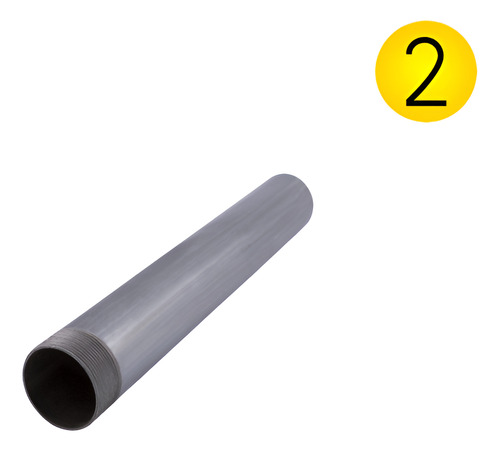 Tubo Conduit 2 Pared Gruesa 51mmx 3 Metros Incluye 1cople