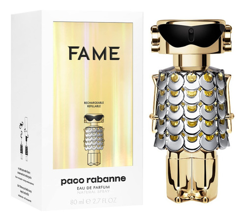 Perfume Original Fame Paco Rabanne 80ml Dama 