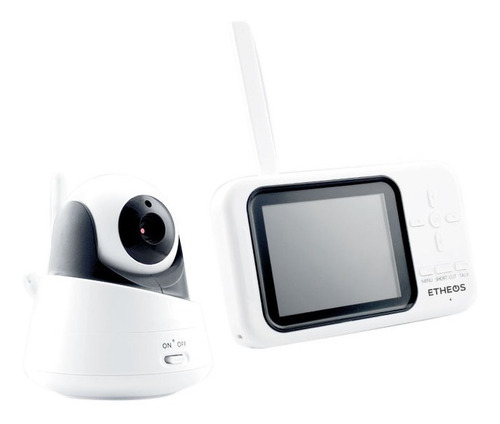 Baby Monitor Etheos Pantalla Lcd 3,5 300m Visión Nocturna