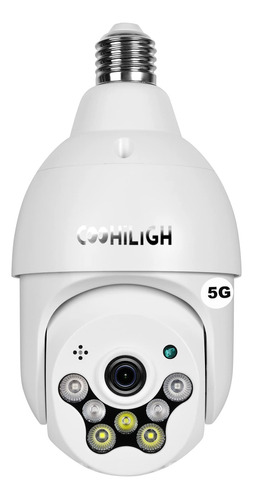 Coohiligh Camara De Seguridad Con Bombilla De 2.5/2.4ghz, 10