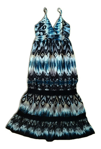 Vestido Largo Negro Hindú Mujer