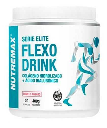 Colageno Flexo Drink Nutremax 400gr Con Acido Hialuronico