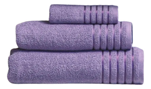 Toalla Microfibra Medio Baño Concord Encanto Color Lavanda