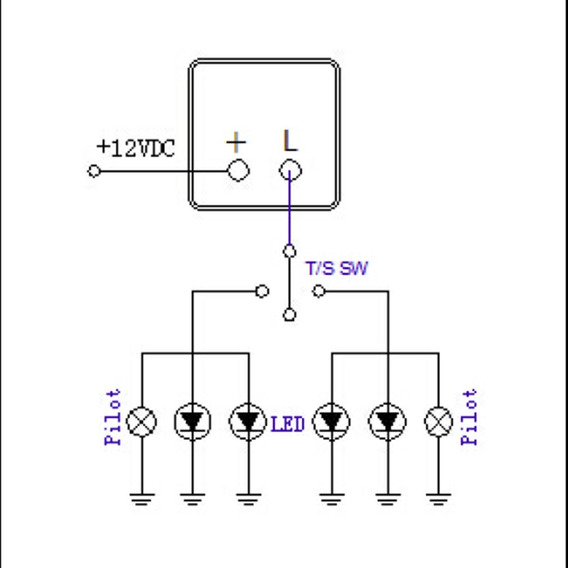 Flasher automotriz diagrama