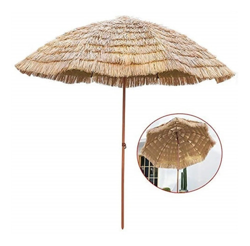 Sombrilla Hawaiana 180 Cms De Diámetro Con Quiebre Giratorio