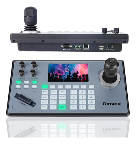 Controlador De Joystick Cámara Tenveo Ptz Ndi Poe Rs232 Tevo