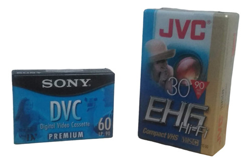 4 Cassettes Para Videograbadoras Filmadoras Sony Jvc Sellado