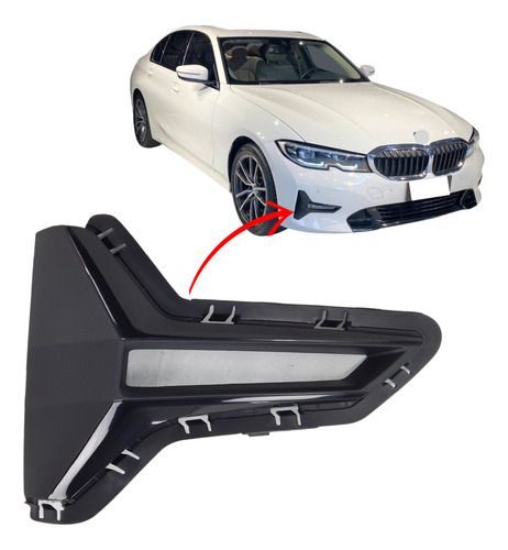 Moldura Farol Neblina Bmw 320i Sport 2021 2022 Direita