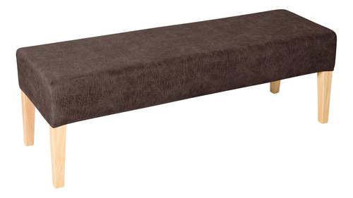 Funda De Banco De Comedor Piel Sintética Lavable Café