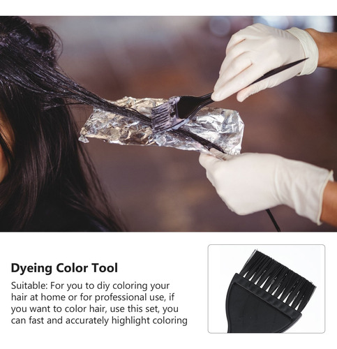 Set De 11 Herramientas Para Teñir El Cabello Con Capa De Sil