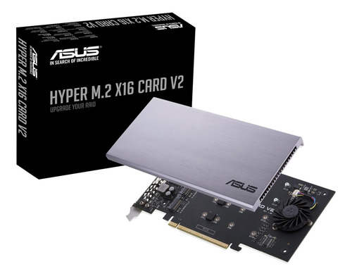 Tarjeta De Expansión Asus Hyper M.2 X16 Pcie 3.0 X4 V2 128gb