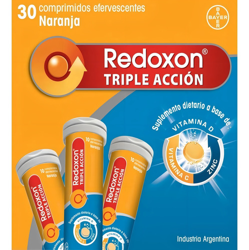 Suplemento en comprimidos Redoxon Vitamina C y D