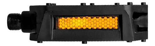 Kit 8 Pedais Plataforma Nylon Rosca Fina 1/2 Paco C Refletor