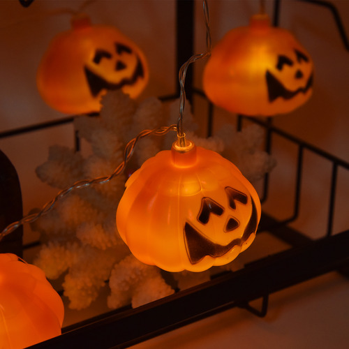 Cadena De 20 Led Con Forma De Calabaza Para Halloween, 3 Met