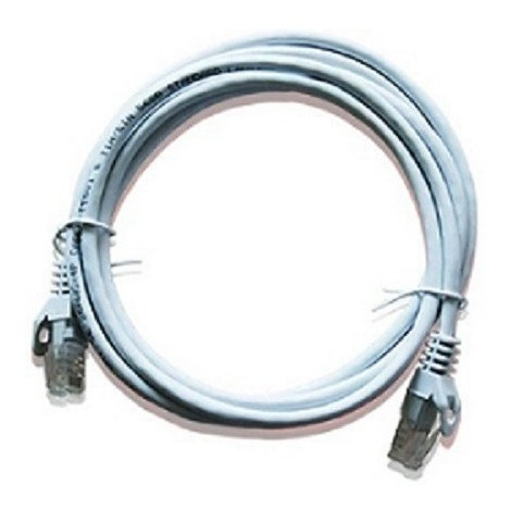 Puntotecno - Pack X2 Cable Red Cat 5e Blanco Lanstar 2 Mts