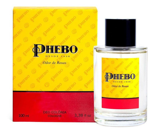 Phebo Deo Colônia Odor De Rosas 100ml Volume da unidade 100 mL