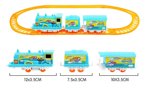 Juego De Trenes Eléctricos De Carreras Para Niños