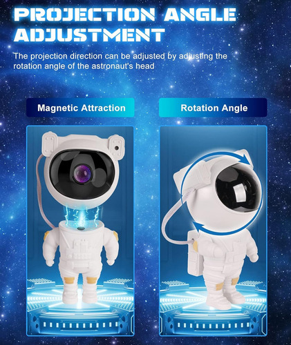 Astronaut Proyector Galaxy, Proyector Estrellas Luz