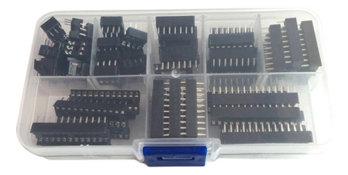 Adaptador De Enchufes Dip Ic De 66 Piezas, 6, 8, 14, 16, 18