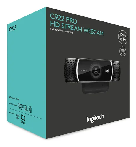 Cámara Web Logitech Hd C922 Pro 1080p Para Transmisión Con T