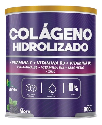 Colágeno Hidrolizado Reforzado Zinc, Magensio Y Vit B 900gr