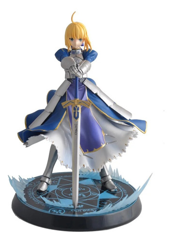 Anime Fate/ Grand Rei Saber Caliburn Battle Scene 23 Cm