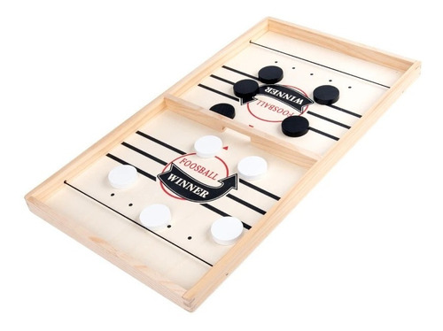 Juego De Mesa Futbolito Madera Slider Foosball Deslizante