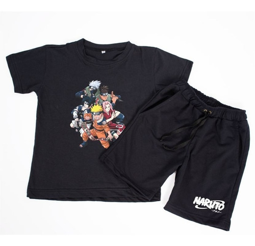 Conjunto Deportivo Para Niño Algodón Naruto Personajes