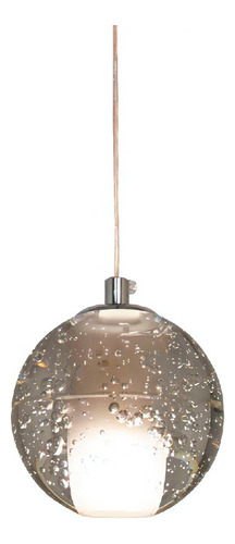 Lámpara Colgante Leuk Plut Cristal G9 Transparente