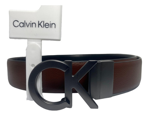 Cinto Reversible Caballero Hombre Calvin Klein 11ka010021 Color Marrón Talla XL (42-44)