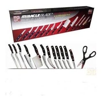 Set De Cuchillos X 13 Piezas Miracle Blade Corte Profesional